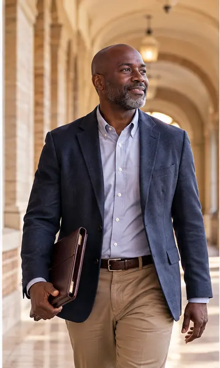 Education employee preparing for the transition into retirement.